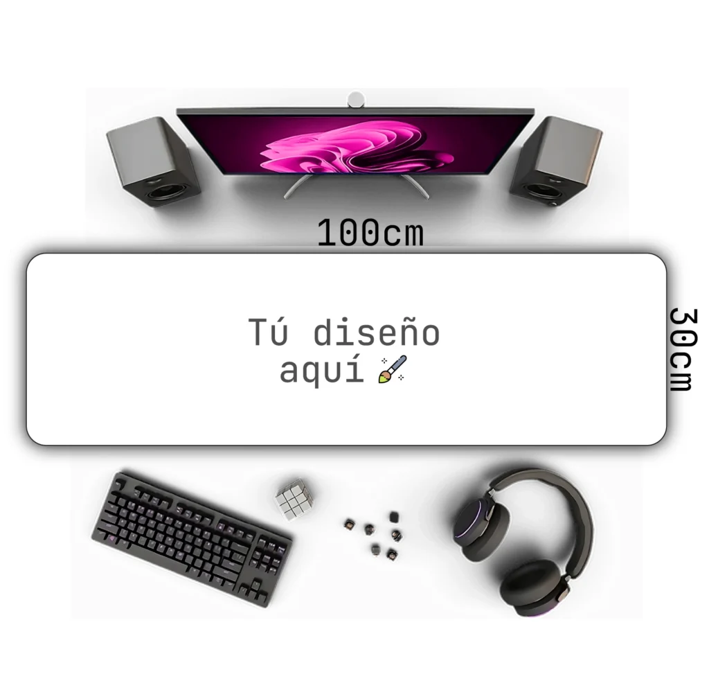 Mouse pad personalizado 100x30