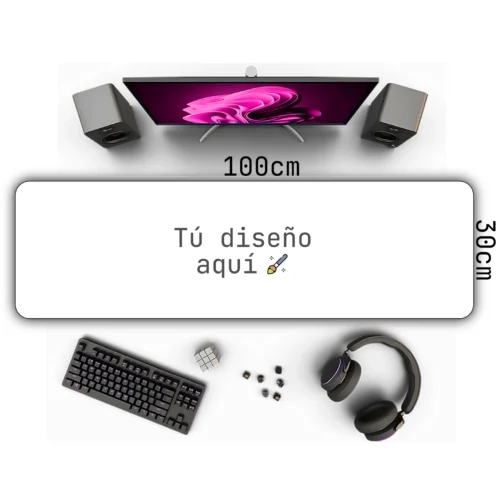 Mouse pad personalizado 100x30