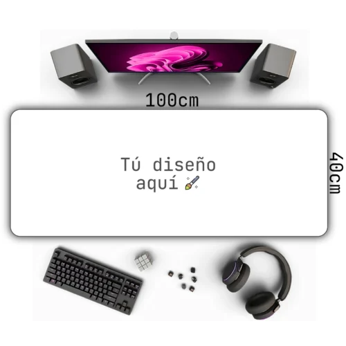 Mouse pad XXL personalizado 100x40