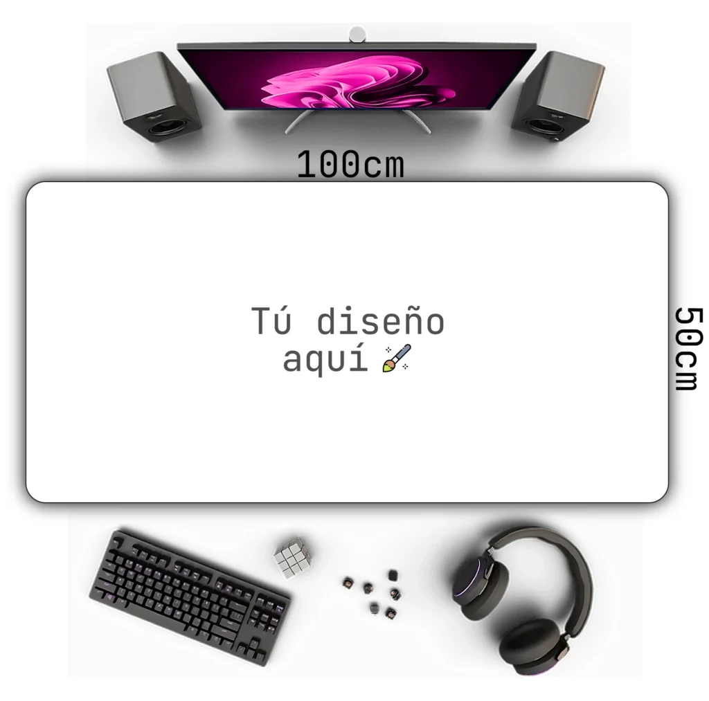 Mouse pad XXXL personalizado 100x50