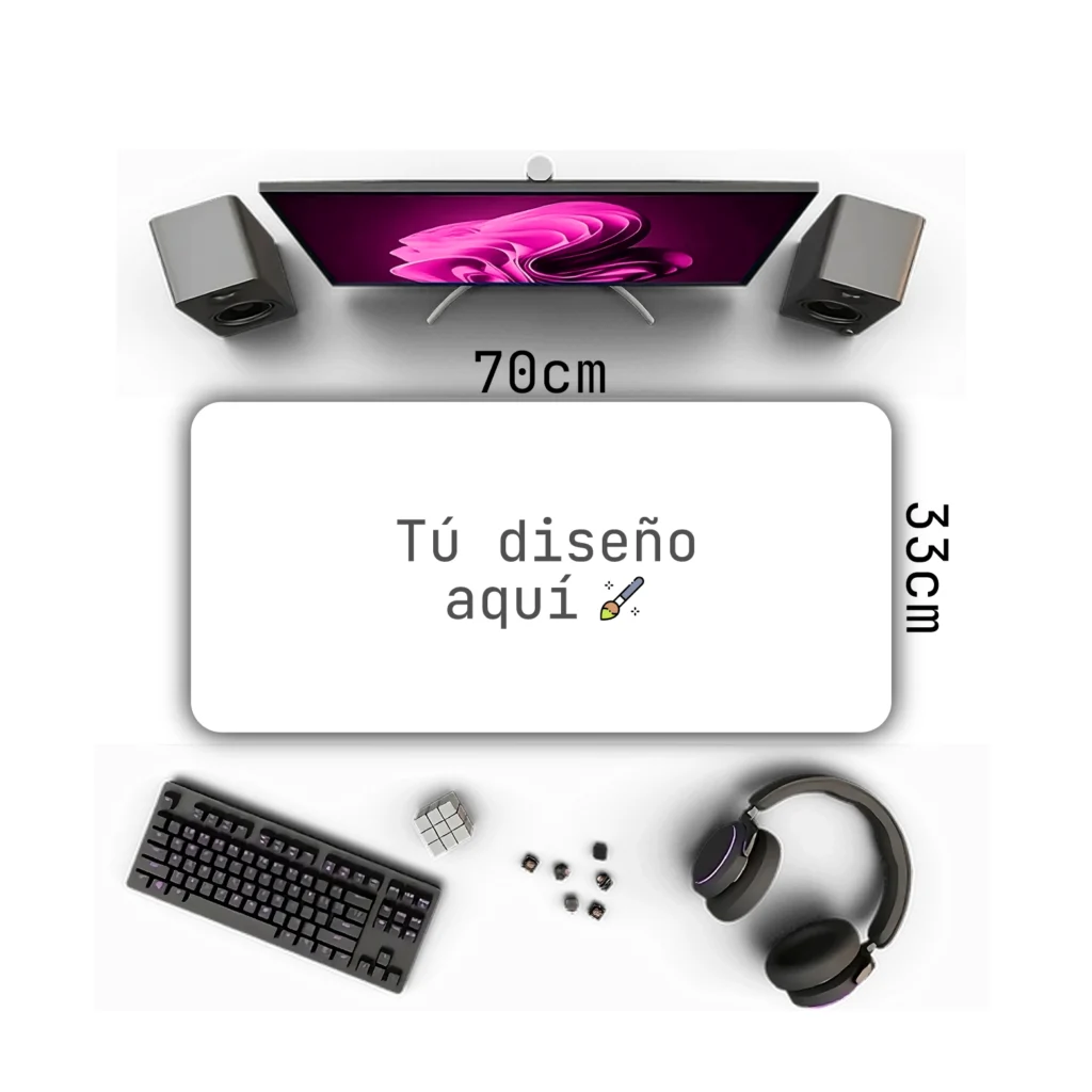 Mouse pad XS personalizado 70x33