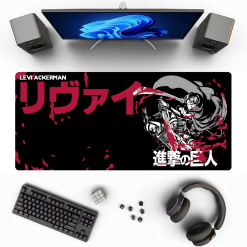Mouse Pad Gamer Attack on titan