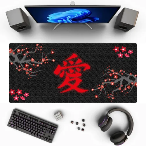 Mouse Pad Cerezos Rojo - Imagen 2