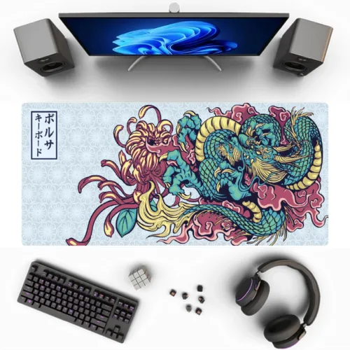 Mouse Pad  Dragon oriental Cielo - Imagen 2