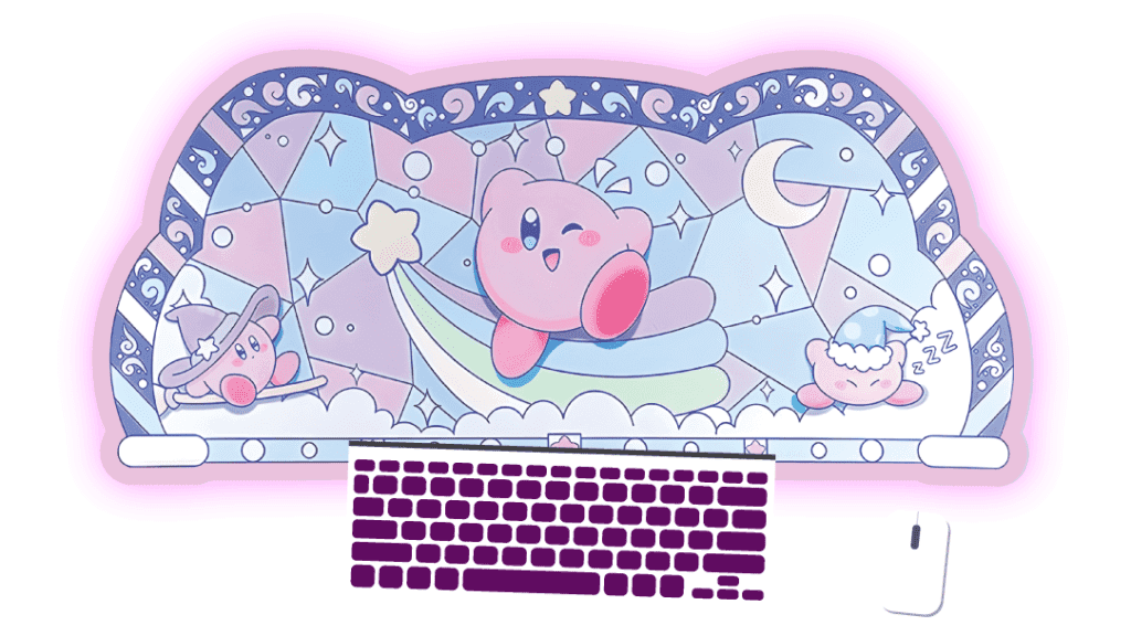 Mouse pad gamer Kirby
