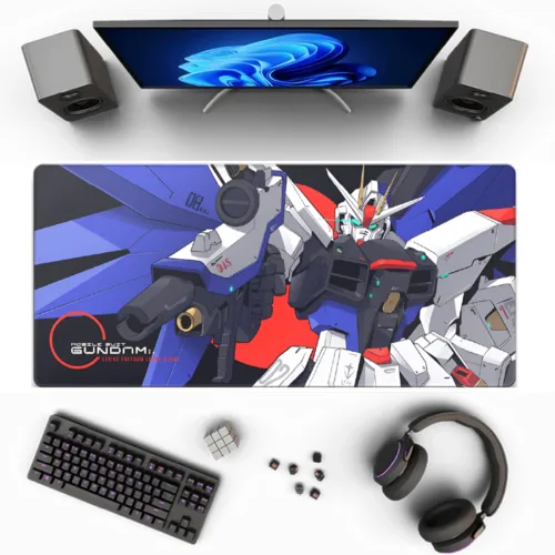 Mouse pad Gamer Gundam blue - Imagen 2