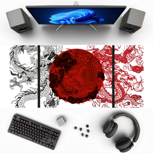 Mouse pad dragones red - Imagen 2