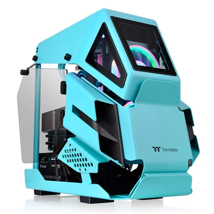 Chasis Thermaltake AH T200 Turquesa
