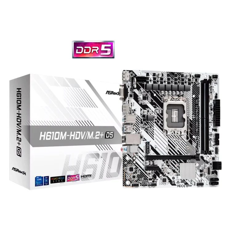 Board ASRock H610M-HDV/M.2+ D5