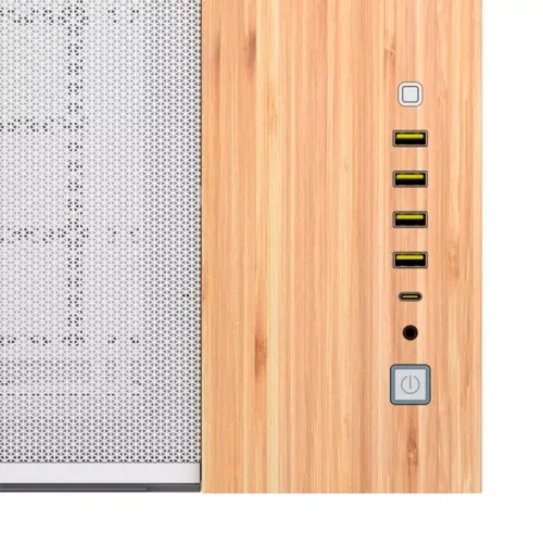 Chasis Corsair ATX 6500X – Blanco Madera - Imagen 2