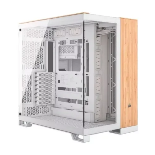 Chasis Corsair ATX 6500X – Blanco Madera