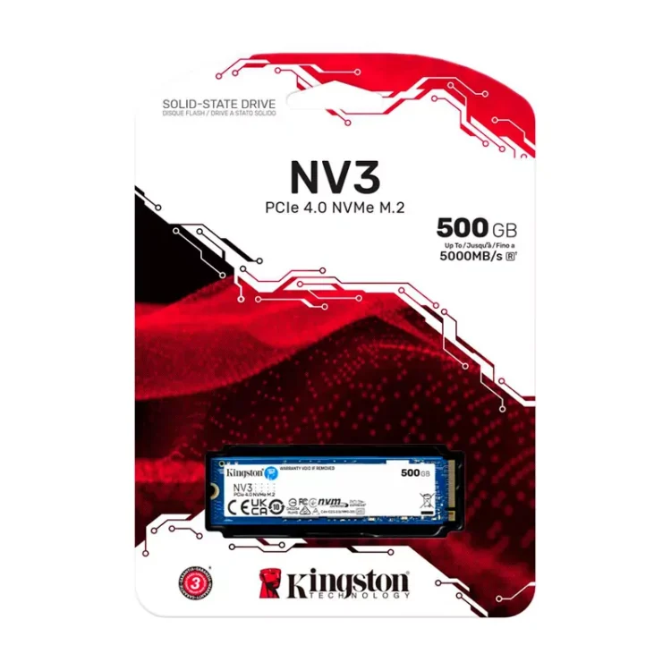 Disco SSD M.2 500GB KINGSTON NV3 5000 MBSS