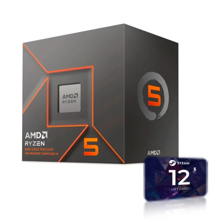 Procesador AMD Ryzen 5 8500G de 6 núcleos 12 hilos