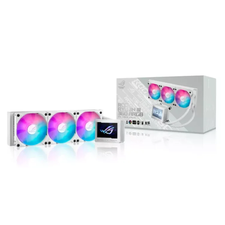 Refrigeración Liquida Asus Rog RYUJIN III Argb LCD White