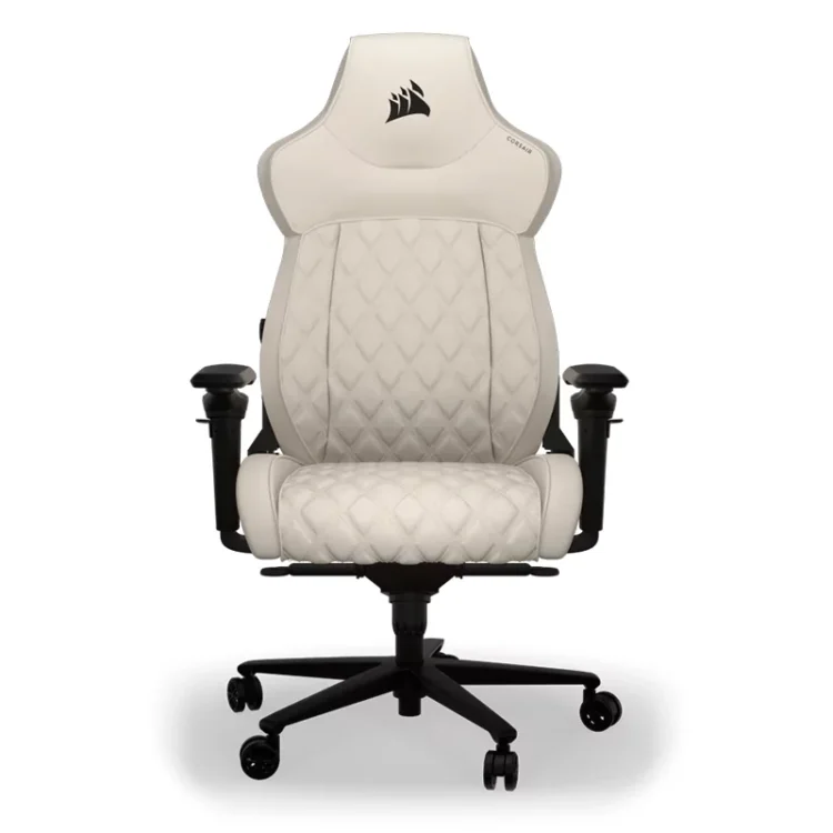 Silla Gamer Corsair TC500 LUXE – Frost (Blanco)