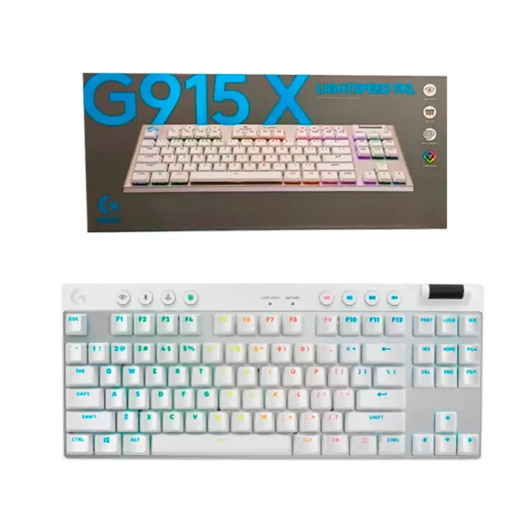 Teclado Logitech G915 X LIGHTSPEED TKL Wireless White
