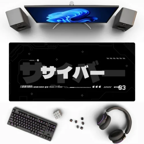 Mouse pad Gamer Oriental black - Imagen 2