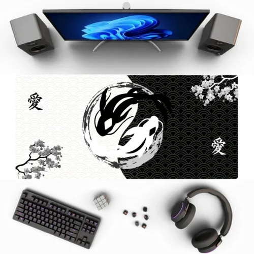 Mouse pad Gamer yin yang - Imagen 2