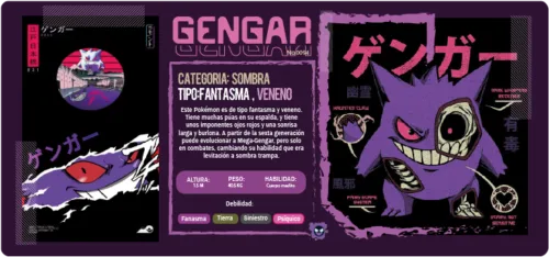 Mouse pad Gamer Gengar