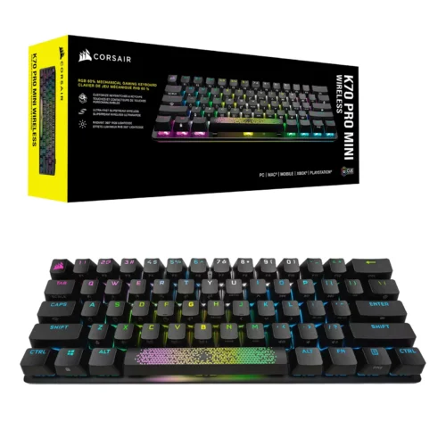 TECLADO CORSAIR K70 PRO MINI WIRELESS RGB 60%