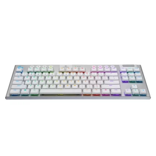 Teclado Mecanico Logitech G915 Tkl Wireless Rgb White - Imagen 4