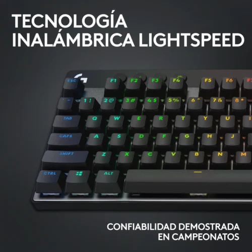 Teclado Logitech G PRO X TKL LIGHTSPEED Black