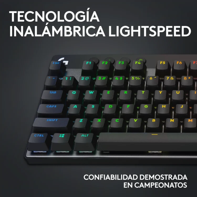 Teclado Logitech G PRO X TKL LIGHTSPEED Black