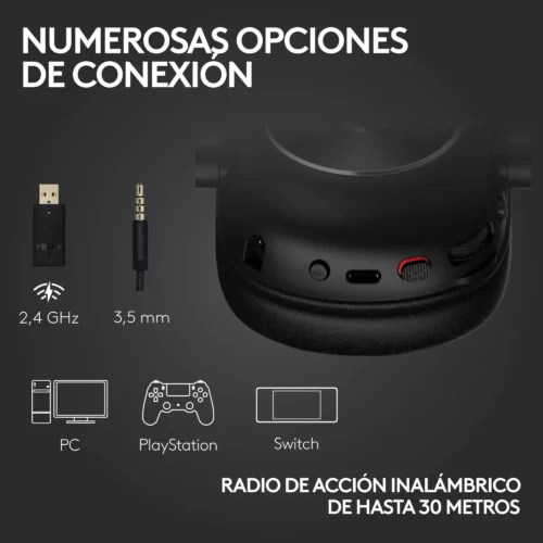 Teclado Logitech G PRO X TKL LIGHTSPEED Black - Imagen 5