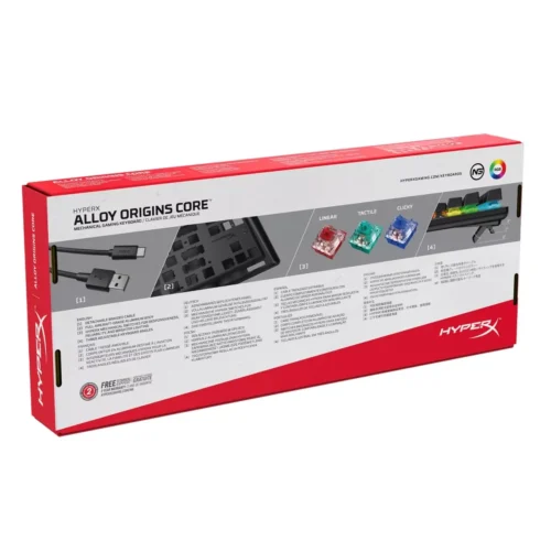 Teclado Hyperx Alloy Origins Core Tkl Mx Blue - Imagen 3