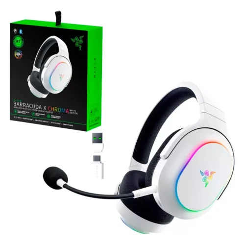 Diadema Gamer Razer Barracuda X Chroma Wireless White