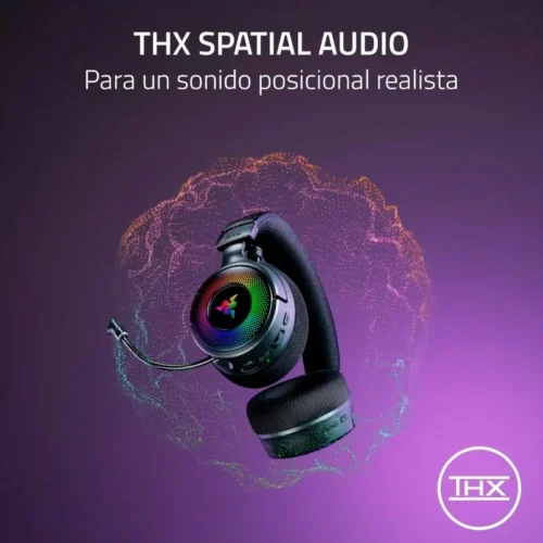 Diadema Gamer Razer Kraken V4 Wireless, BT, USB-C - Imagen 7
