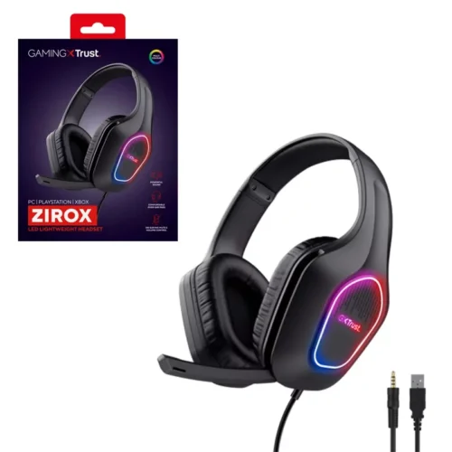 Diadema Gamer TRUST GXT 416 ZIROX RGB