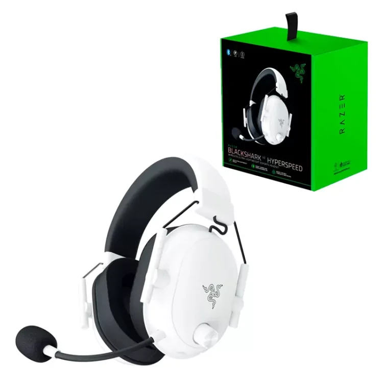Diadema Razer Blackshark V2 Hyperspeed Wireless White