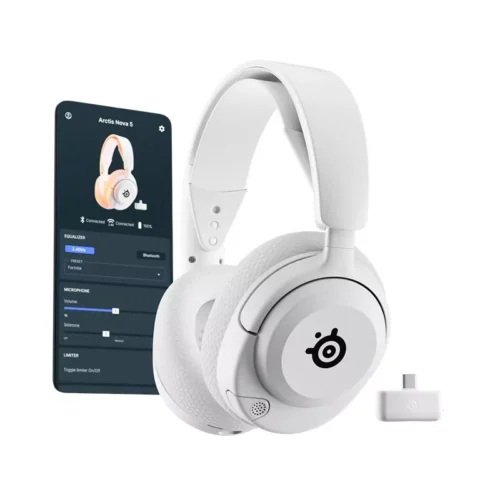 Diadema Steelseries Arctis Nova 5 Wireless White - Imagen 5