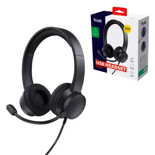 SONIDO CLARO Y CONCIENCIA TRANQUILA – Con una composición de plástico reciclado en un 65 %, los auriculares Ayda permiten disfrutar de un sonido de alta calidad y contribuir a la salud del planeta SILENCIO, POR FAVOR – El micrófono dual flexible con cancelación de ruido ENC del juego de auriculares elimina el molesto ruido de fondo para que usted y su voz sean lo más importante SONIDO BAJO CONTROL – Aquí no hay botones. Acceda fácilmente al control de volumen a través del mando supraaural, o simplemente levante el micrófono para silenciarlo enseguida LIGERO – Un juego de auriculares tan ligero que apenas se nota puesto, una diadema ajustable y almohadillas supraaurales. El juego de auriculares Ayda es perfecto incluso en videollamadas muy largas PLUG & PLAY INSTANTÁNEO – ¿Que si es complicado configurarlo? Por supuesto que no. Simplemente conéctelo a través de la conexión USB o USB-C incluida y acceda a las reuniones, ¡en segundos!