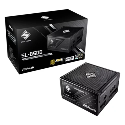 Fuente de Poder ASRock 650w Gold ATX 3.1