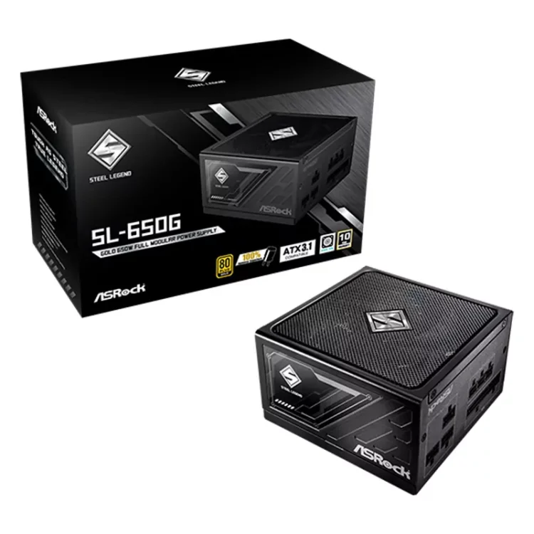 Fuente de Poder ASRock 650w Gold ATX 3.1