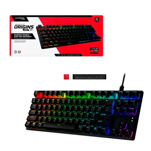 Teclado Gamer HyperX Alloy Origins Core PBT Red
