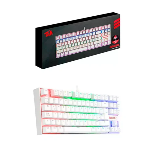 Teclado Mecánico Redragon Kumara K552w RGB Blanco