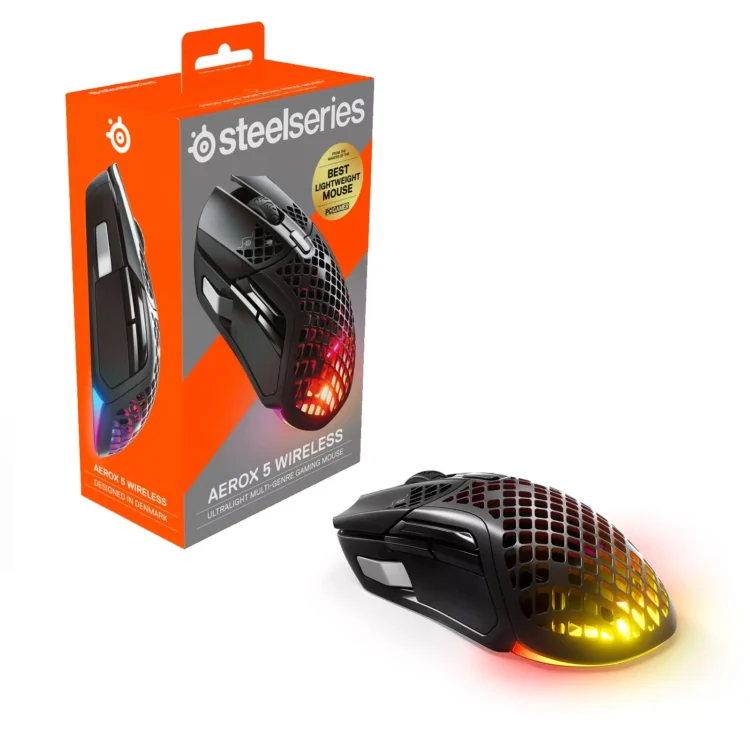 Diseñado con un diseño ultraligero de 74 g para velocidad y precisión, lo que lo hace perfecto para todos los juegos Battle Royale, FPS, MOBA y otros juegos de ritmo rápido. Disposición ergonómica programable de 9 botones con 5 botones laterales de acción rápida, incluido nuestro exclusivo interruptor giratorio hacia arriba/abajo para acciones rápidas y eficientes en el juego. La tecnología AquaBarrier™ tiene clasificación IP54 para brindar resistencia al agua y protección contra el polvo, la suciedad y más. Quantum 2,0 Wireless transmite datos a velocidades increíbles, brindando la flexibilidad de 2,4 GHz o Bluetooth 5,0, al mismo tiempo que permite 180 horas de reproducción continua con carga rápida. Sensor óptico de precisión para juegos TrueMove Air con seguimiento 1 a 1 real, 18 000 CPI, 400 IPS, aceleración de 40 G y seguimiento de inclinación. Conmutadores Golden Micro IP54 de próxima generación con más de 80 millones de clics de durabilidad. CODE: 2RS61