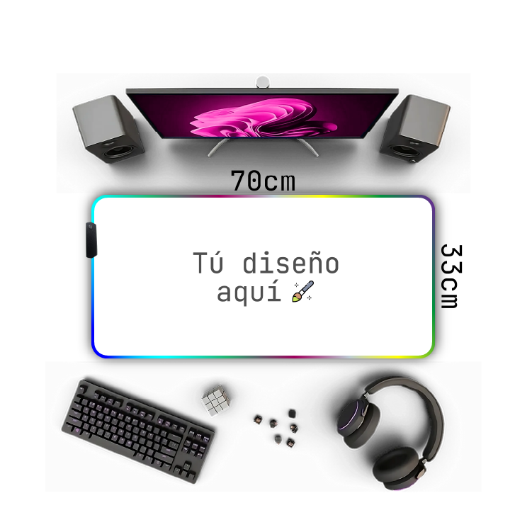 XS Mouse pad RGB (70x33)