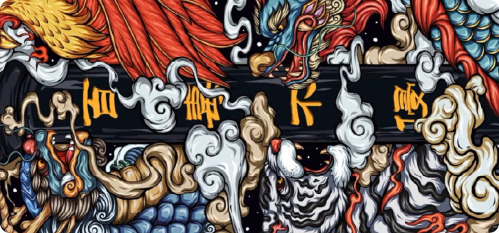 Mouse pad Oriental mk