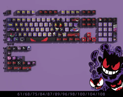 Set keycaps Gengar