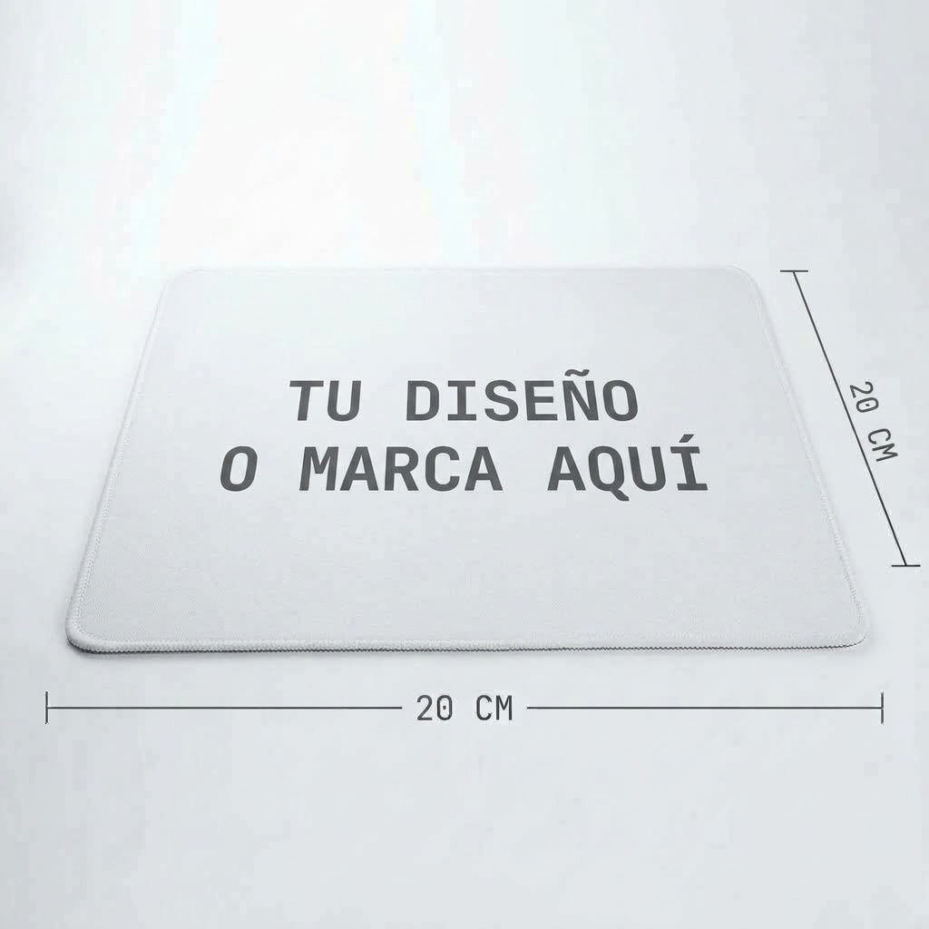 Alfombrilla Pad Mouse Sublimación publicitario 20x20 - 3mm